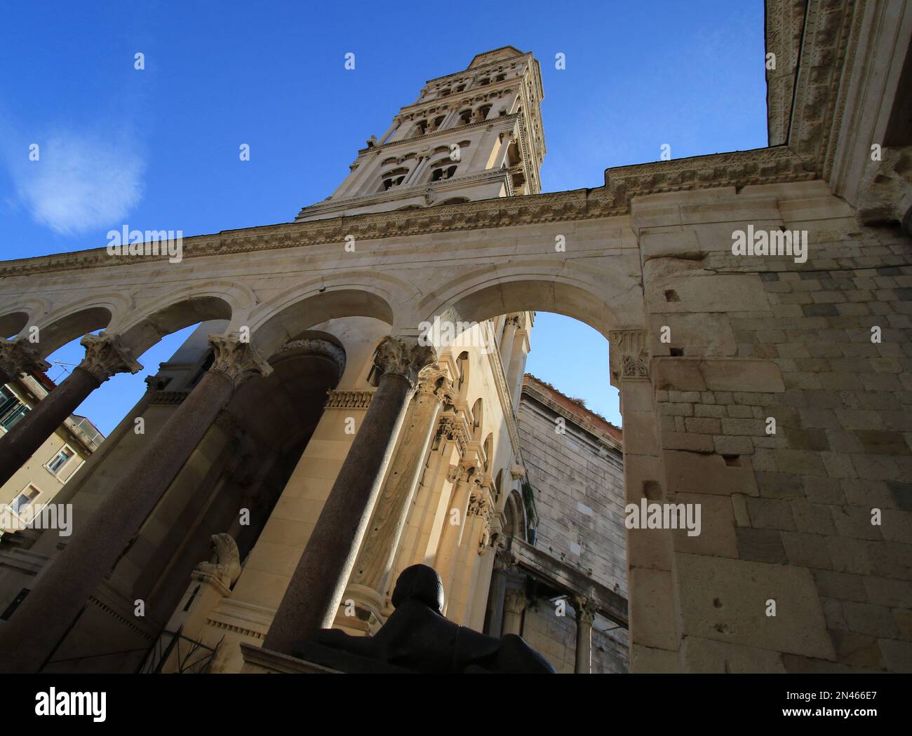 Kathedrale von St. Domnius, Split, Kroatien Stockfoto