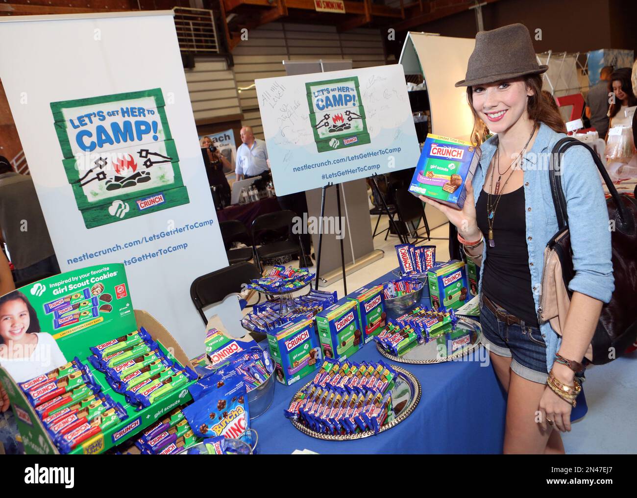 IMAGE DISTRIBUTED FOR NESTLE CRUNCH GIRL SCOUT CANDY BARS Actress