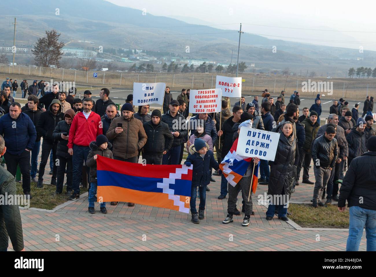 Marut Vanyan / Le Pictorium - Artsakh die Folgen der Blockade der Azeri - 27/12/2022 - Armenien / Stepanakert - Artsakh die Folgen Stockfoto