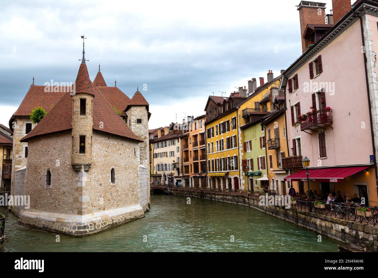 Szenen aus Annecy, Haute savoie, Frankreich im Sommer 2018 Stockfoto