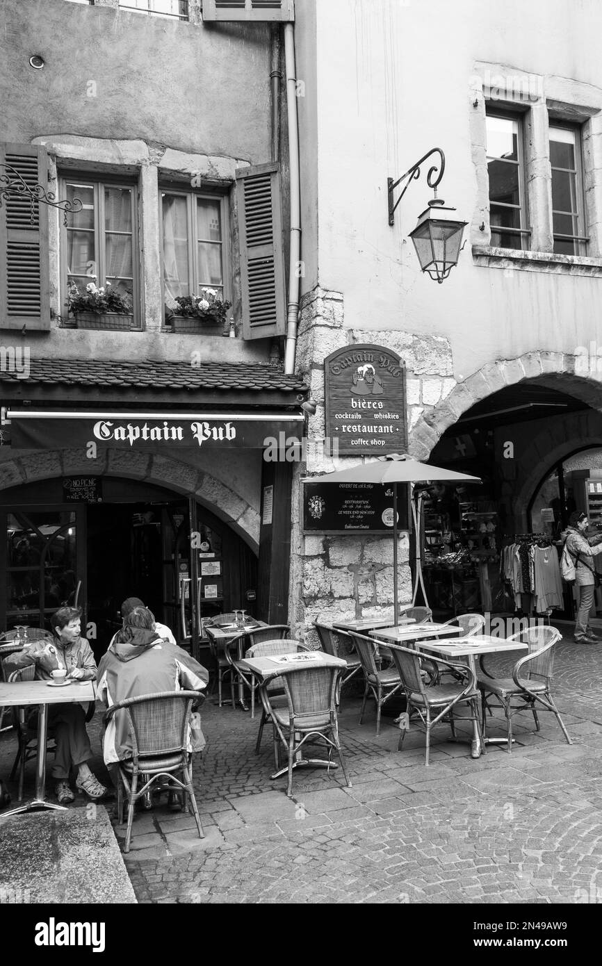 Szenen aus Annecy, Haute savoie, Frankreich im Sommer 2018 Stockfoto