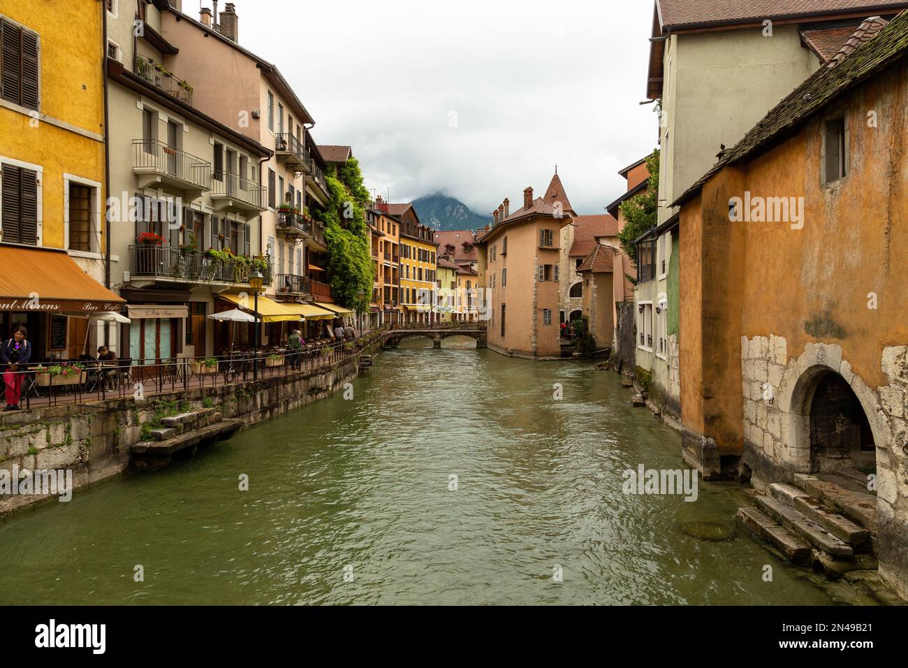 Szenen aus Annecy, Haute savoie, Frankreich im Sommer 2018 Stockfoto