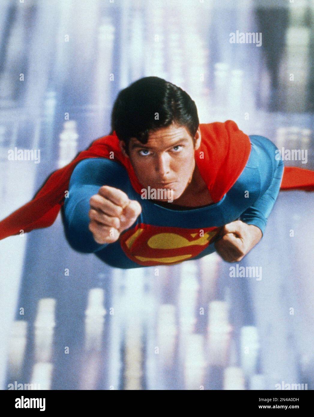 Superman Christopher Reeve Stockfoto