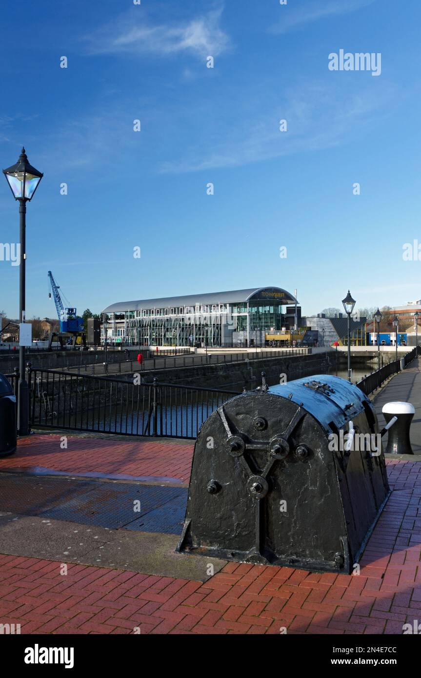 Techniquest Center, Cardiff Bay, Cardiff, S. Wales. Stockfoto