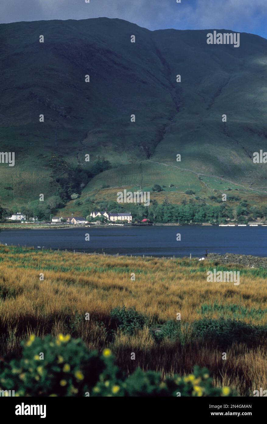 MALERISCHE LEENANE CONNEMARA KÜSTE COUNTY GALWAY IRLAND Stockfoto