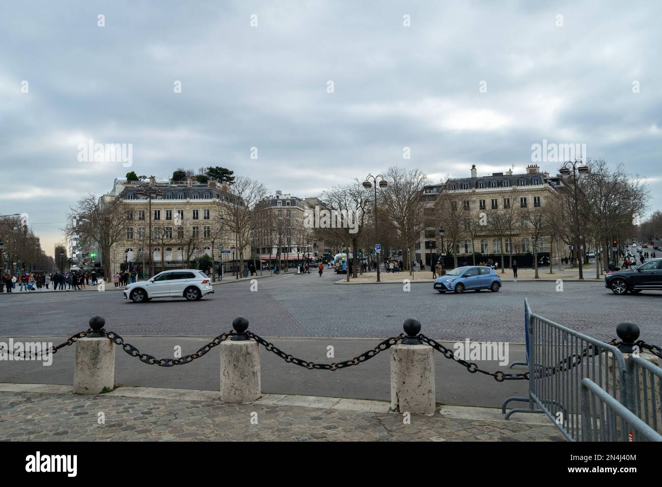 Place de l'Etoile Paris Frankreich Stockfoto