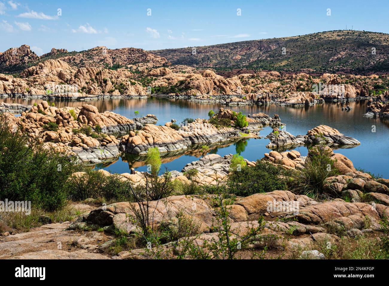 Watson Lake Stockfoto