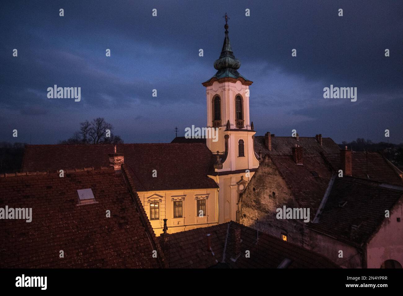 Szentendre, Panoramablick vom Templum ter. Ungarn Stockfoto