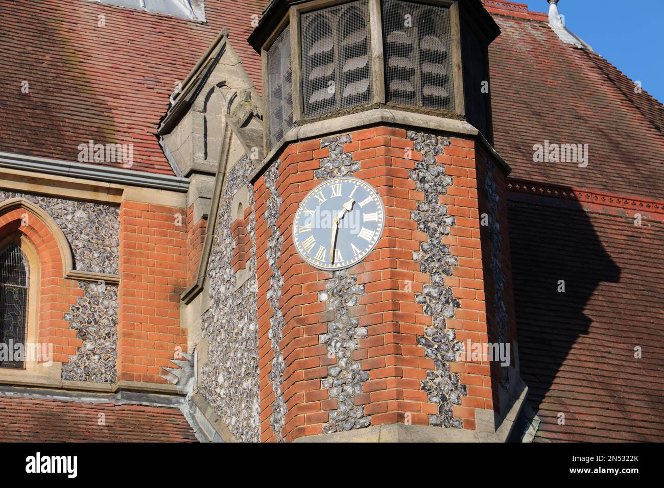 St. Mary's Church, Cuddington, Surrey Stockfoto