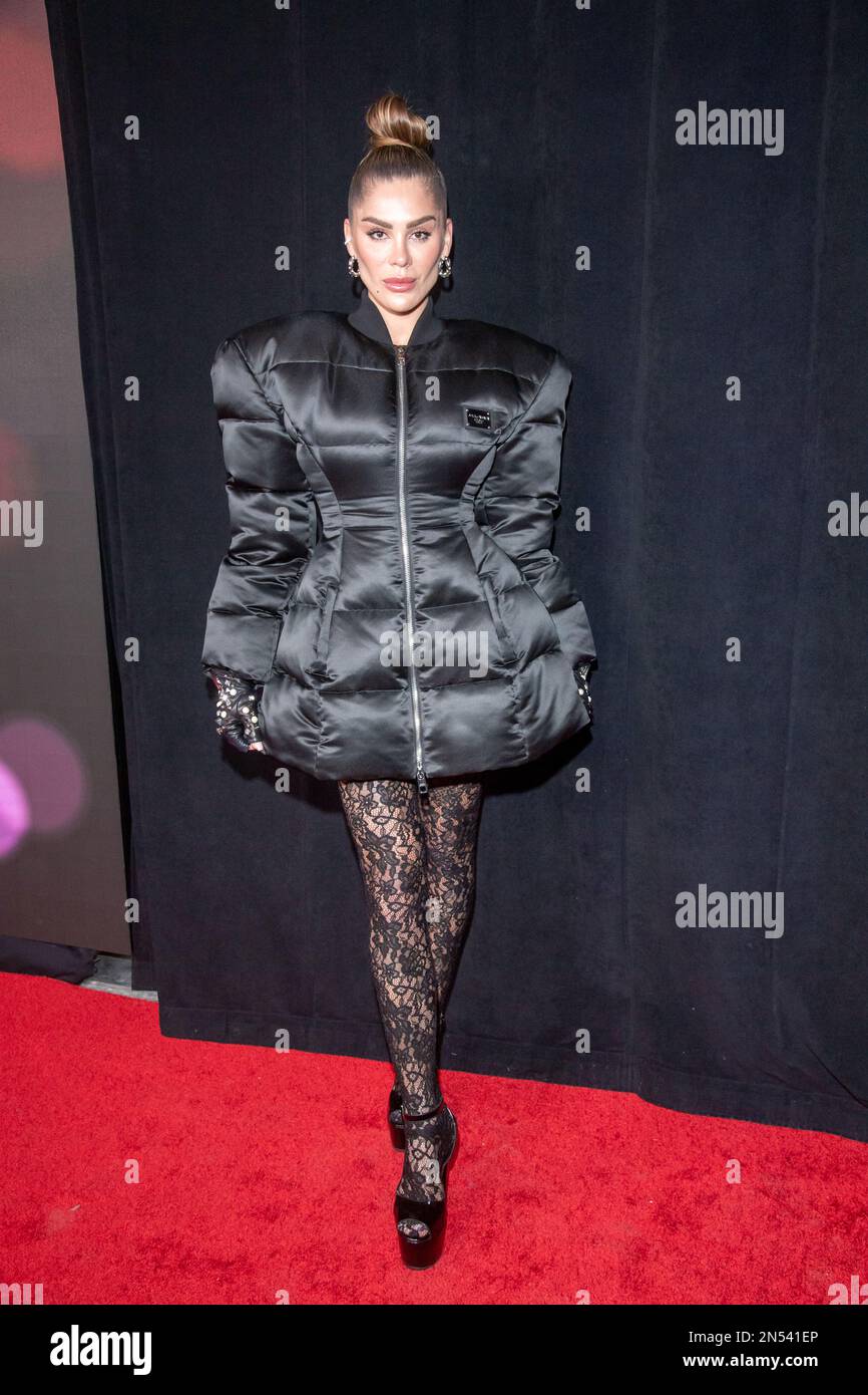 NEW YORK, NEW YORK - 08. FEBRUAR: Victoria Triay nimmt am 08. Februar 2023 an der Eröffnungsparty der Pier59 Studios für die New York Fashion Week in den Chelsea Piers in New York City Teil. Kredit: Ron Adar/Alamy Live News Stockfoto
