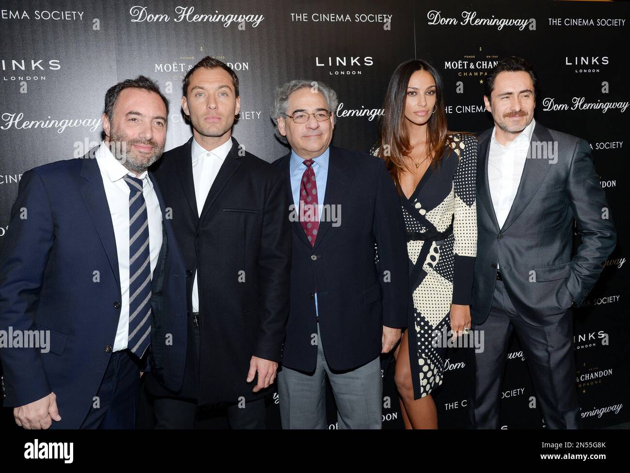 From left, Richard Shepard, Jude Law, Fox Searchlight co-president
