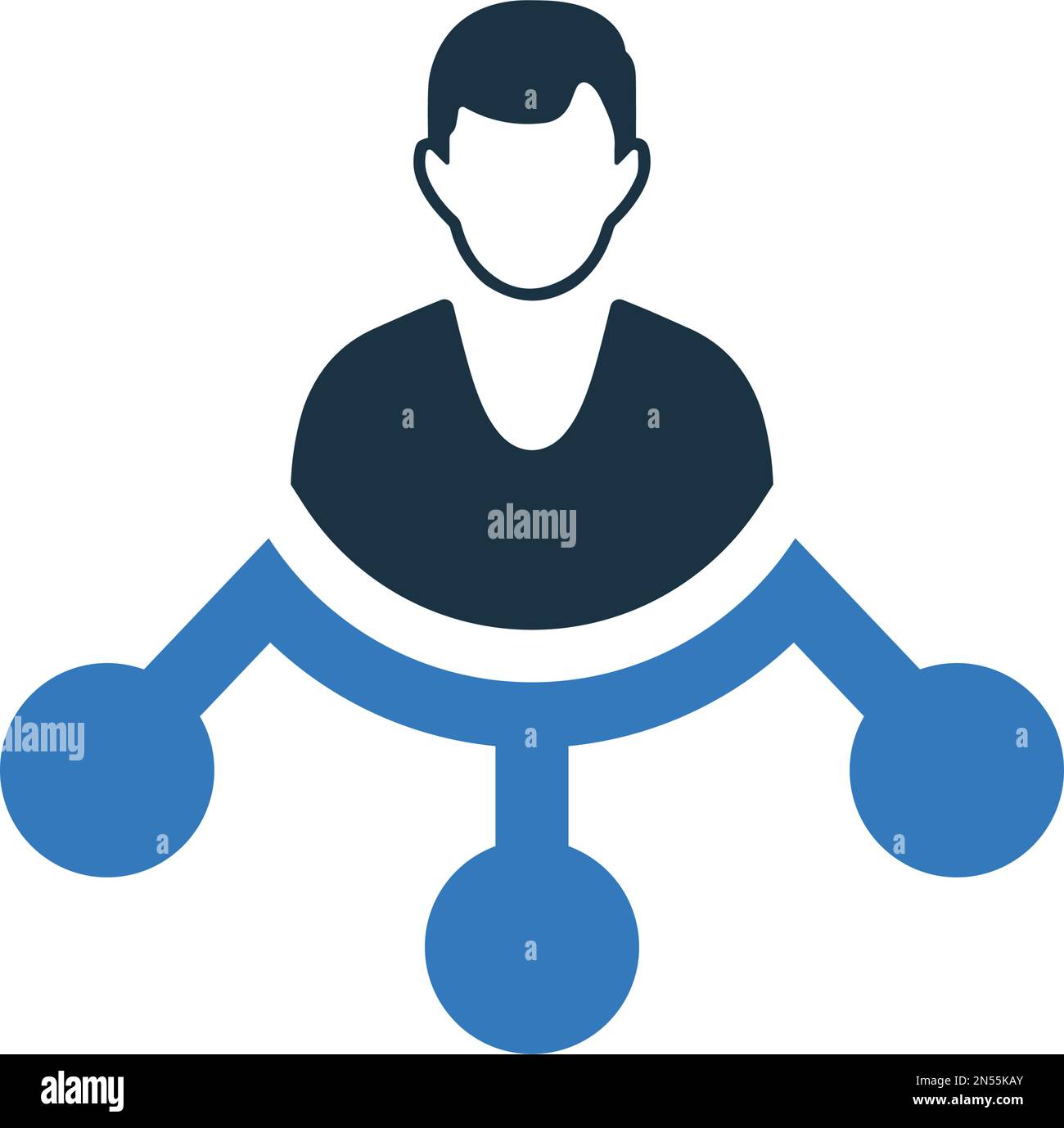 Management, Business, Structure Icon - perfekte Nutzung für die Gestaltung und Entwicklung von Websites, gedruckten Dateien und Präsentationen, Werbematerialien und m Stock Vektor