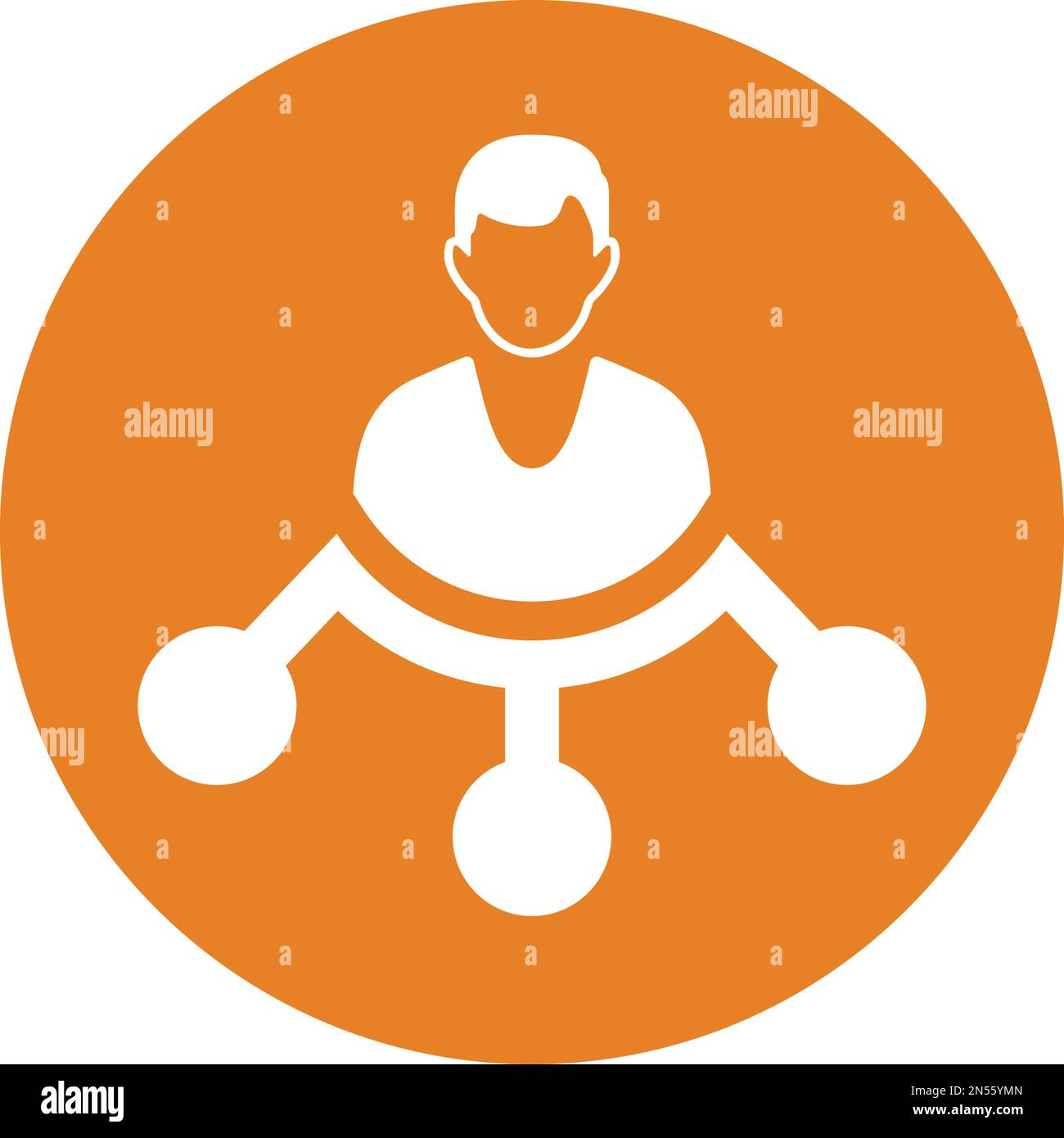 Management, Business, Structure Icon - perfekte Nutzung für die Gestaltung und Entwicklung von Websites, gedruckten Dateien und Präsentationen, Werbematerialien und m Stock Vektor