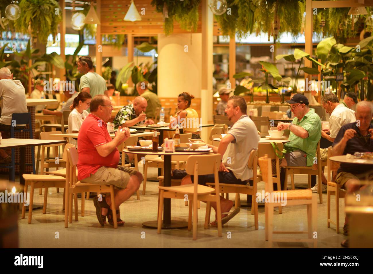 Food and Dining Hall Central Festival Mall Pattaya Thailand Stockfoto
