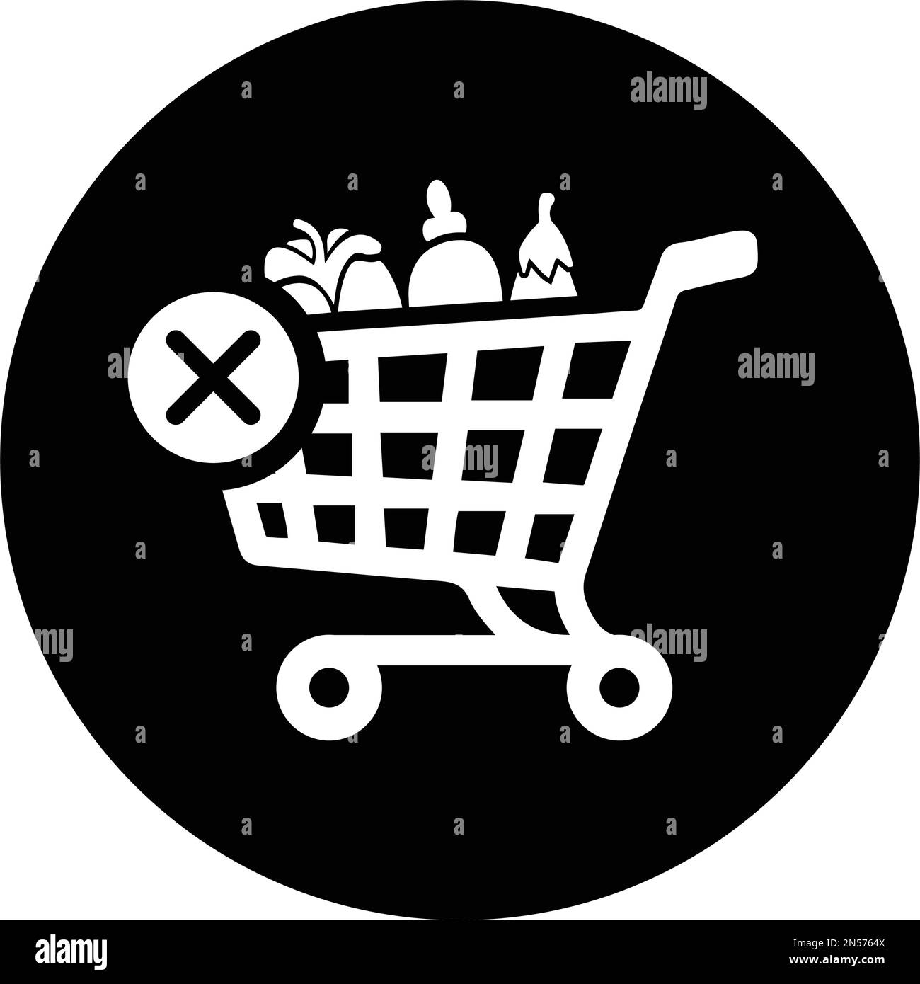 Symbol „Entfernen“, „Warenkorb“, „Löschen“ – Vektor-EPS-Datei. Ideal für Printmedien, Web, Stock-Bilder, kommerzielle Nutzung oder jede Art von Design-Projekt. Stock Vektor