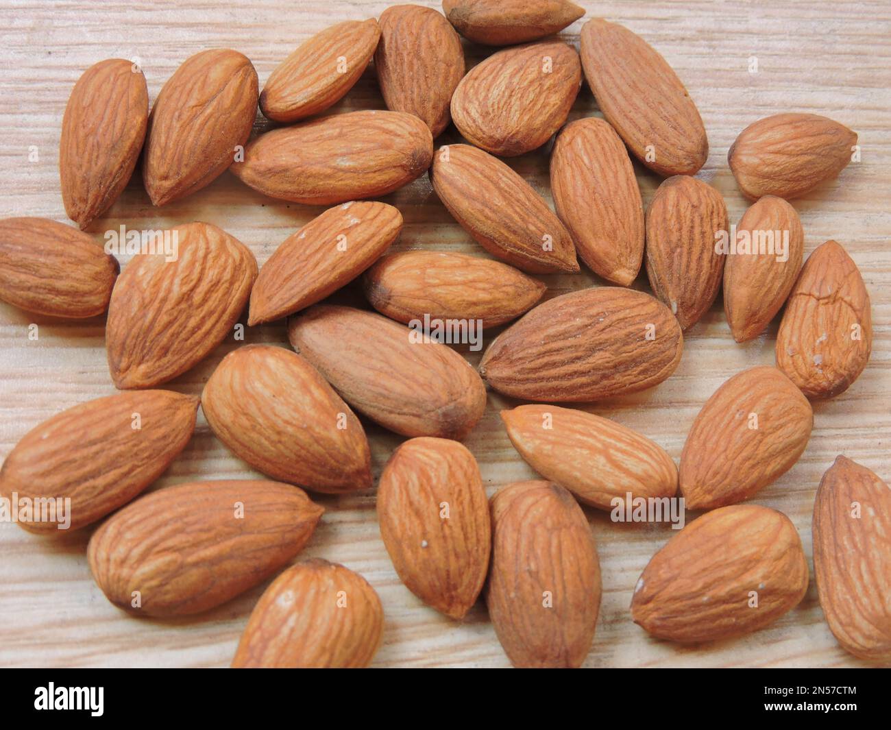 Die Mandel (Prunus amygdalus, syn. Prunus dulcis) ist eine Baumarte, die im Iran und in den umliegenden Ländern heimisch ist Stockfoto