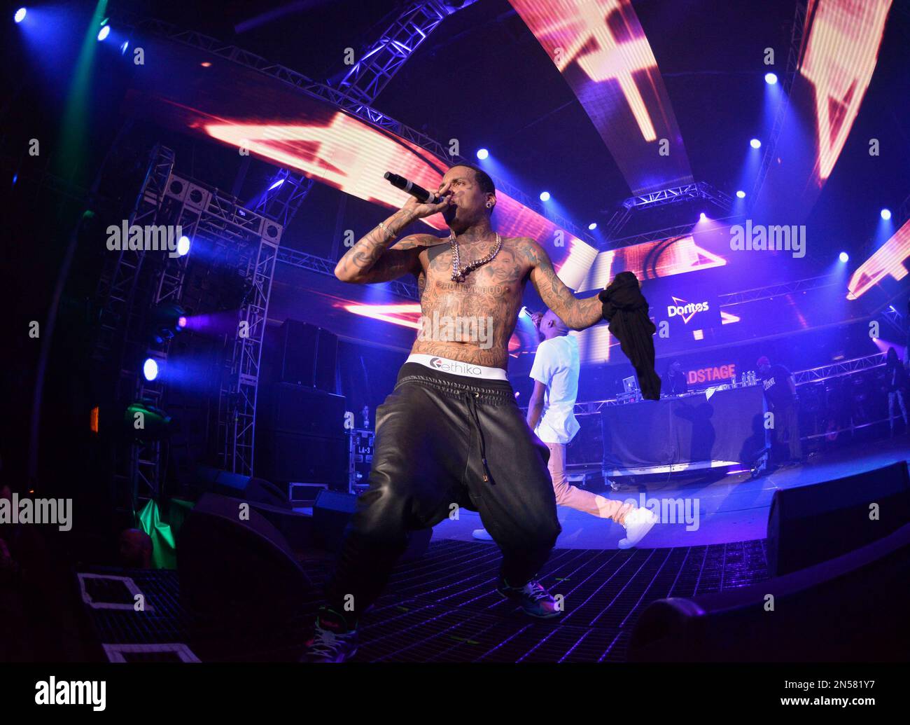IMAGE DISTRIBUTED FOR FRITOLAY Los Angeles rapper Kid Ink performs