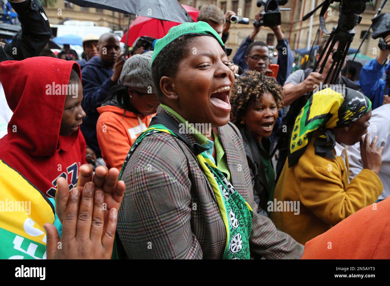 Members Of The ANC, African National Congress, Protest For Woman Right ...