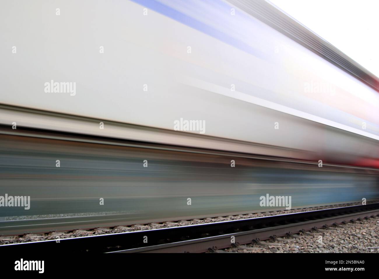 Schnellzug Rush Pasting, Deutschland Stockfoto