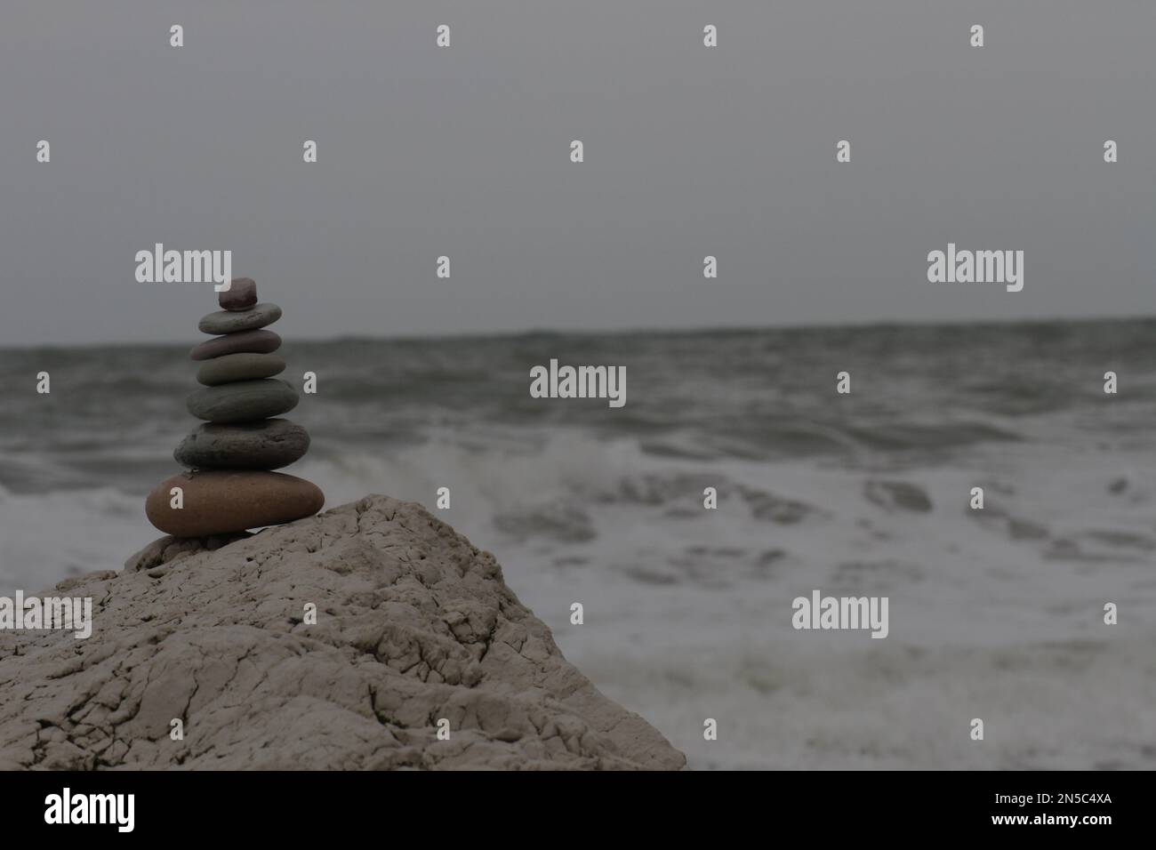 Pedras, Stones, Beach Stockfoto