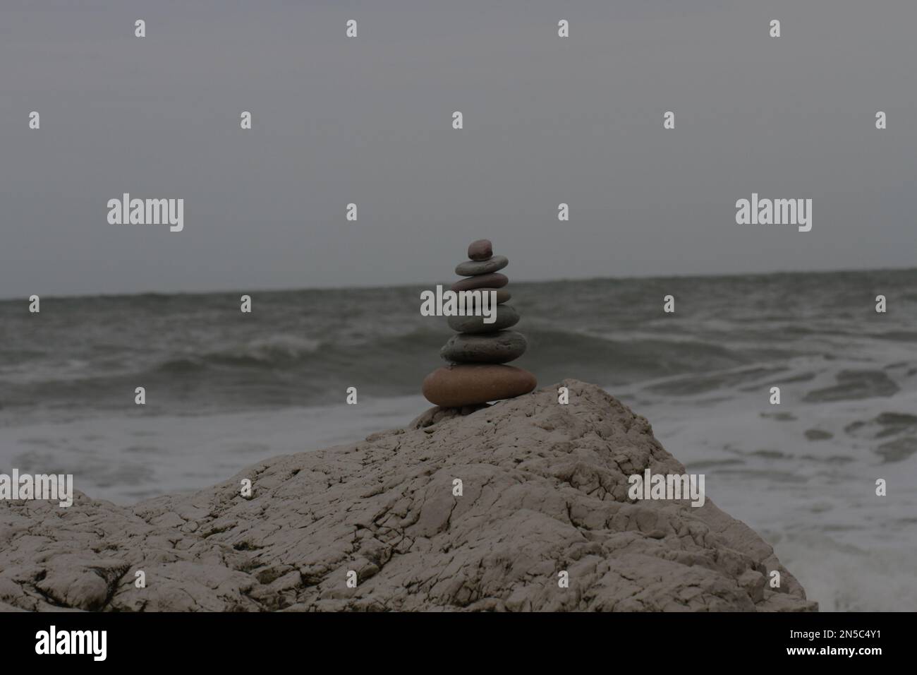 Pedras, Stones, Beach Stockfoto