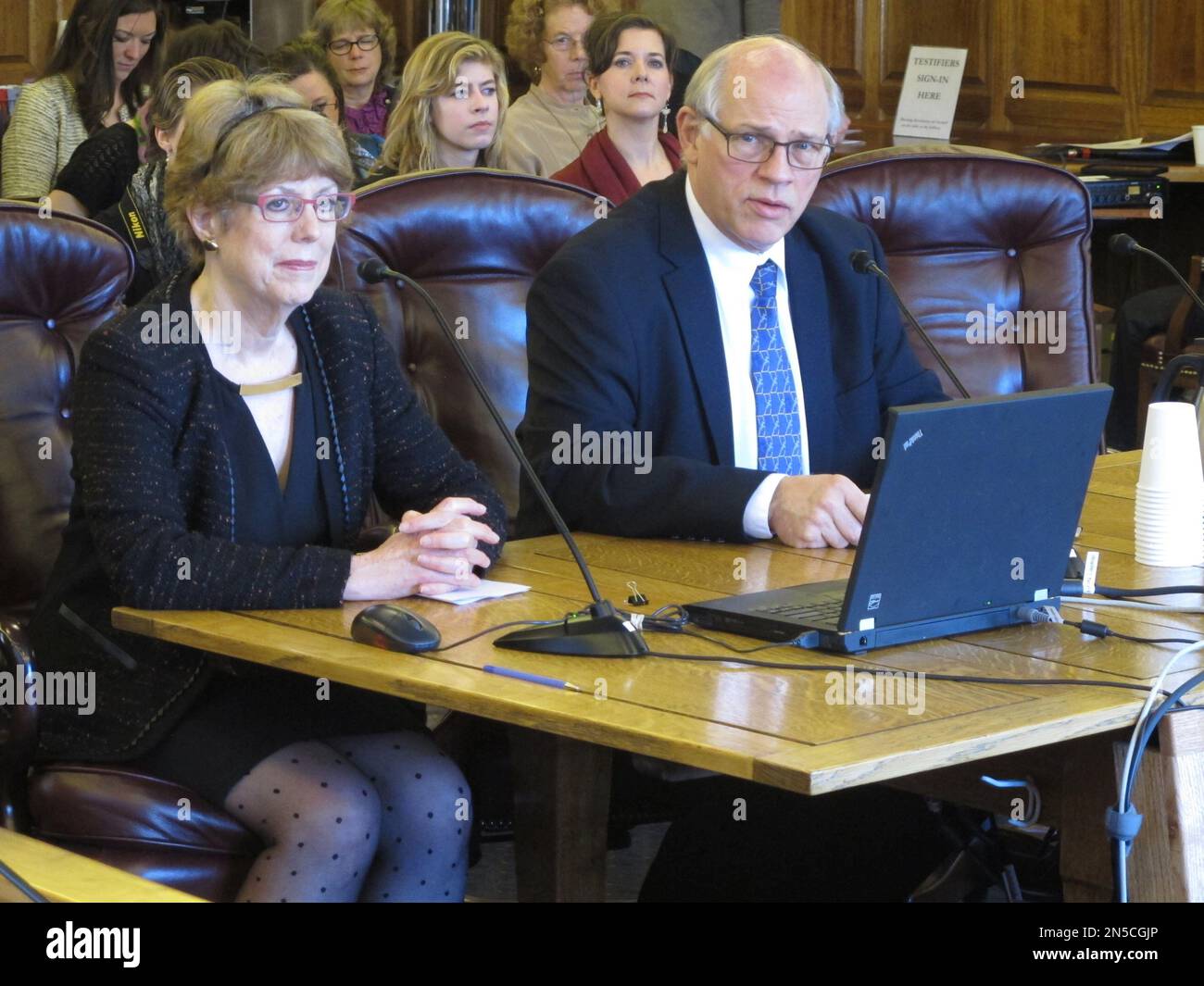 Sen john coghill r north pole addresses the house finance committee