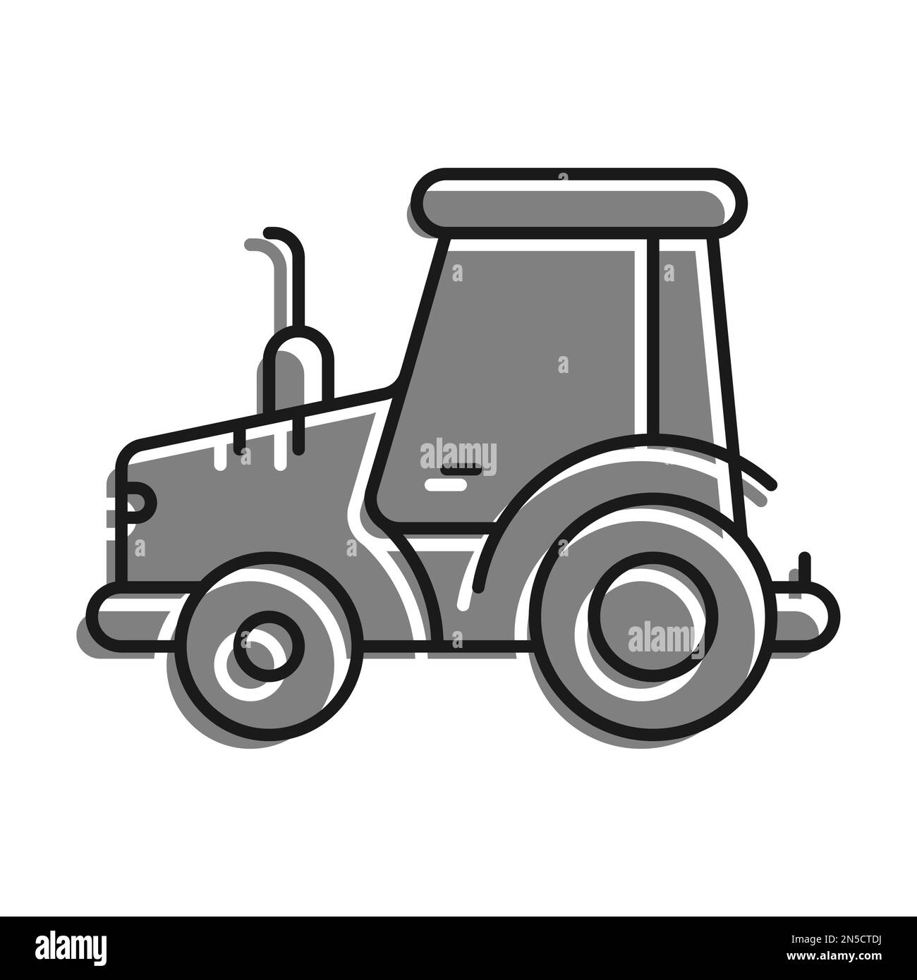 Zugmaschine für traktoren Ausgeschnittene Stockfotos und -bilder - Alamy