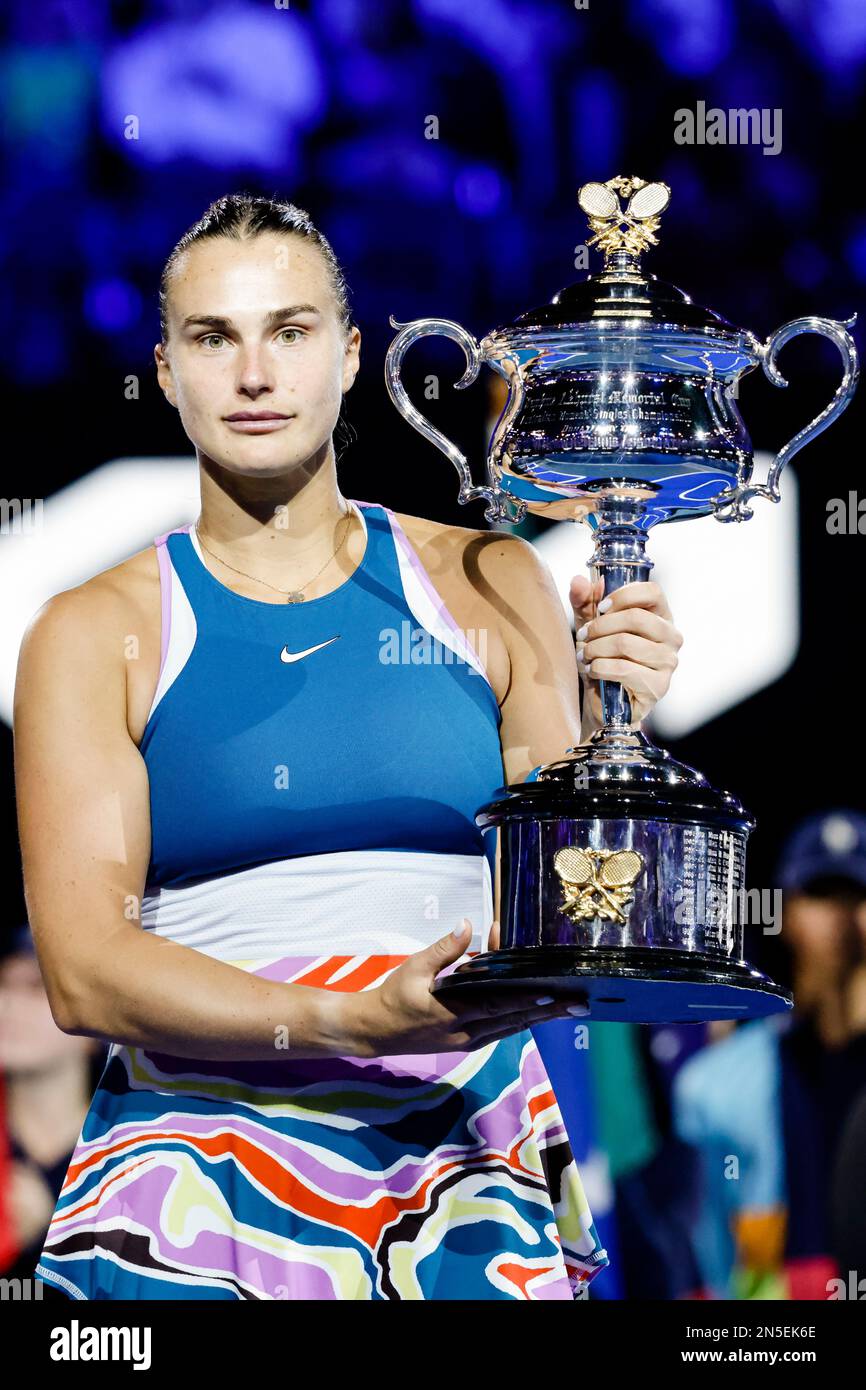 Melbourne, Australien, 29. Januar 2023. Tennisspielerin Aryna Sabalenka