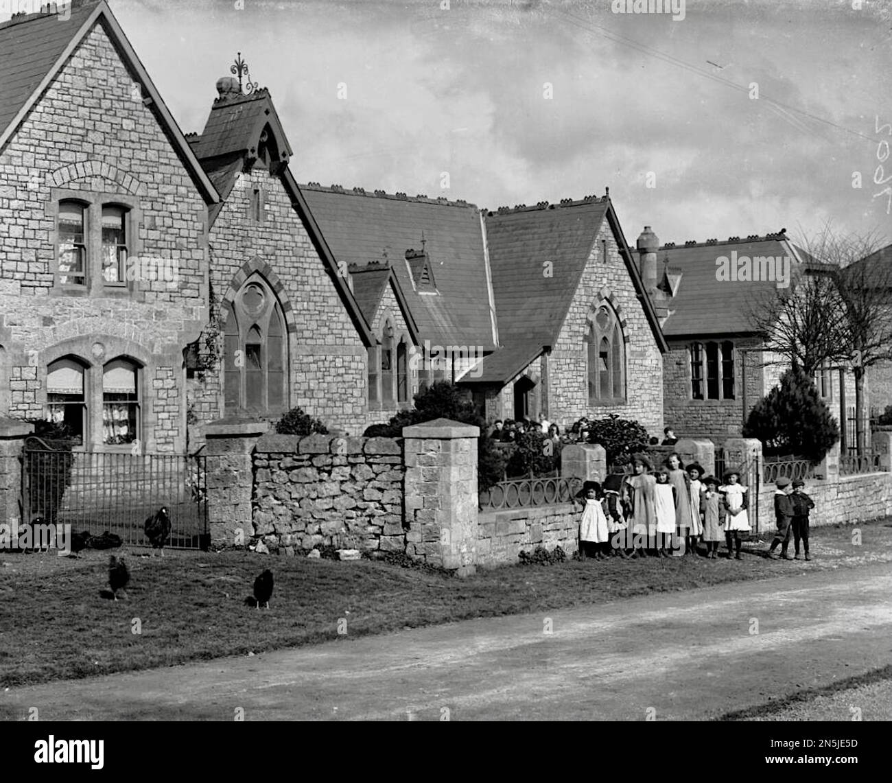 Martin Ridley - Die Gemeindeschule, Cowbridge, Wales. Stockfoto
