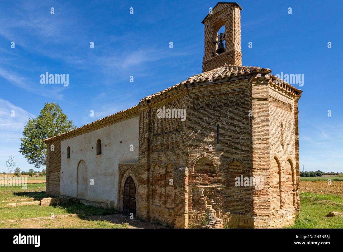 La Virgen del Puente Ermita, Sahagun, Kastilien und Leon, Spanien Stockfoto