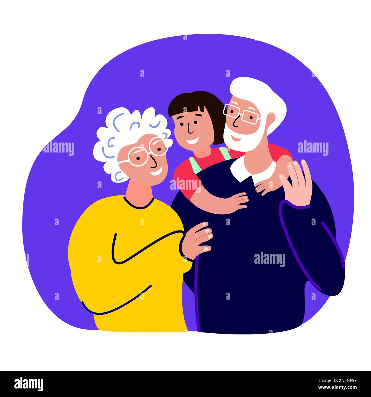 Mutter tochter enkelin Ausgeschnittene Stockfotos und bilder Alamy