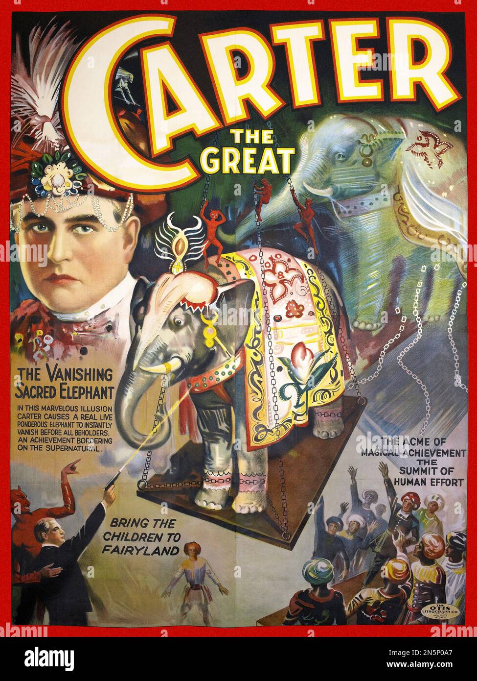 Carter Der Große - Der Verschwundene Heilige Elefant. Künstler unbekannt. Poster wurde 1926 in den USA veröffentlicht. Stockfoto