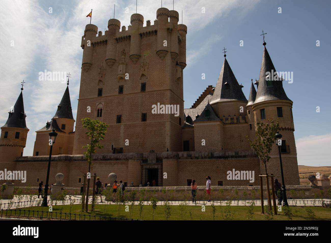 Alcázar von Segovia ( Schloss ) Spanien Stockfoto