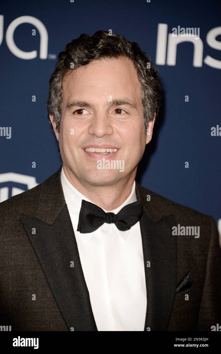 Mark Ruffalo seen at the 71st Annual Golden Globe Awards – InStyle and Warner Bros. Viewing and After Party, on Sunday, Jan. 12, 2014 in Los Angeles. (Photo by Dan Steinberg/Invision for Warner Bros./AP Images) Stockfoto