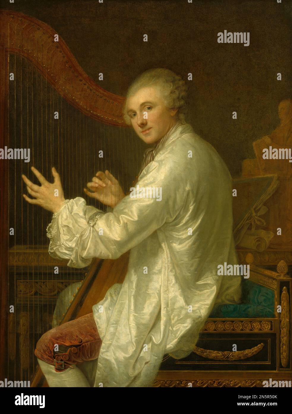 Jean-Baptiste Greuze Ange Laurent de La Live de Jully wahrscheinlich 1759 Stockfoto