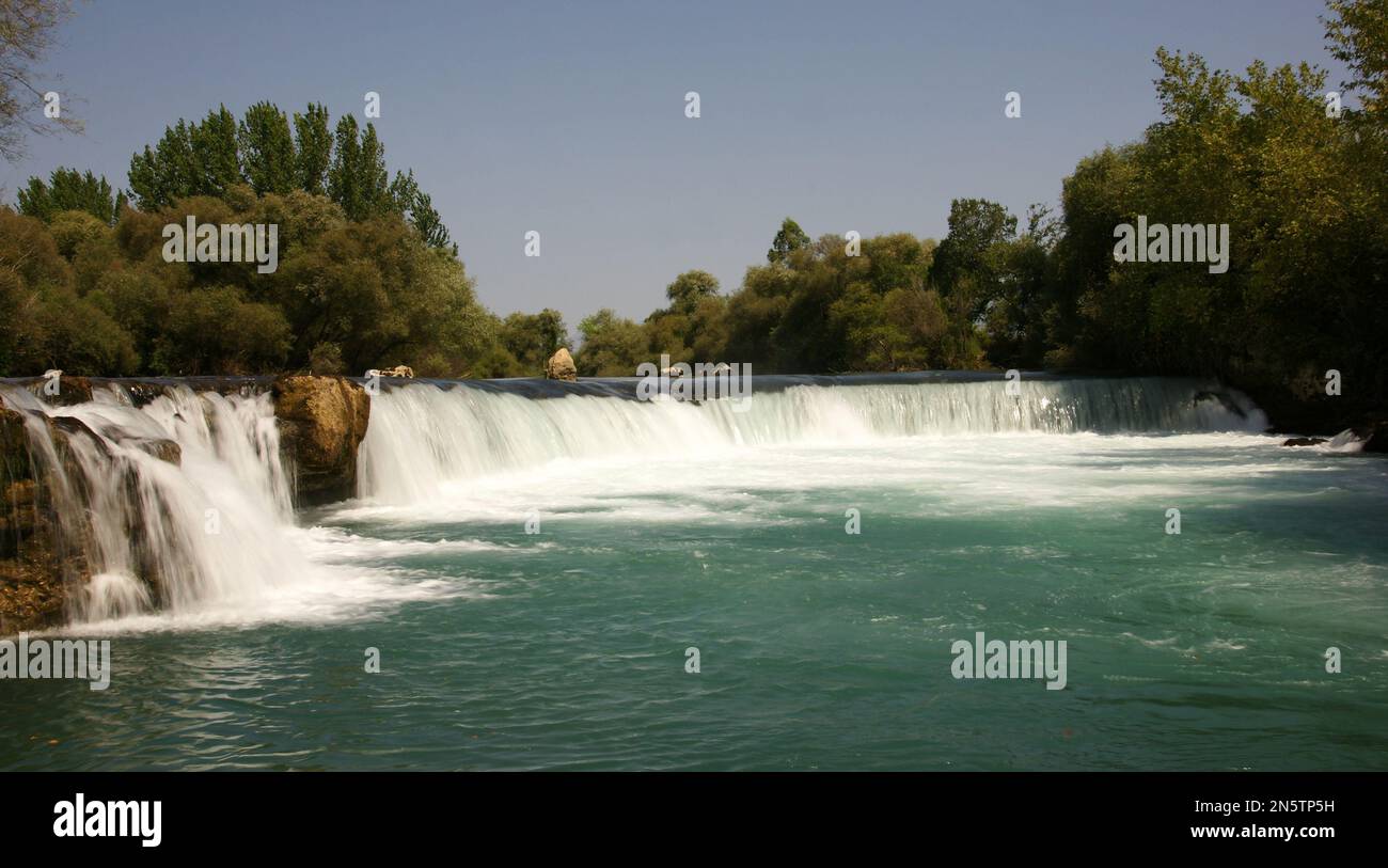 Manavgat-Wasserfall - Antalya - TÜRKEI Stockfoto