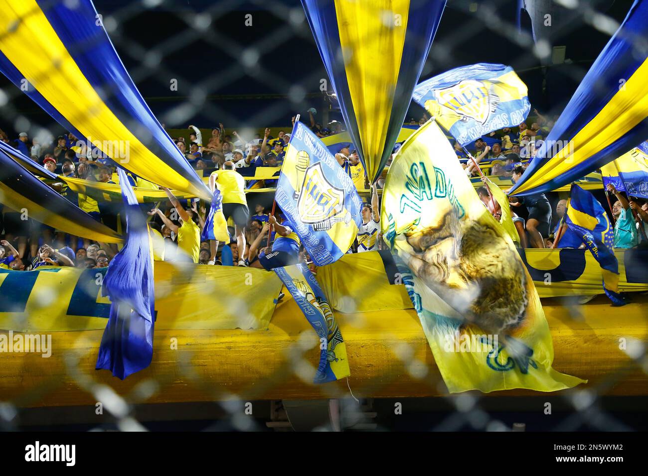 Boca Juniors Fandom Stockfoto