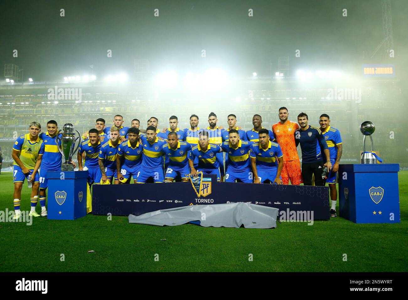 Sebastian Villa Boca Juniors Player Stockfoto