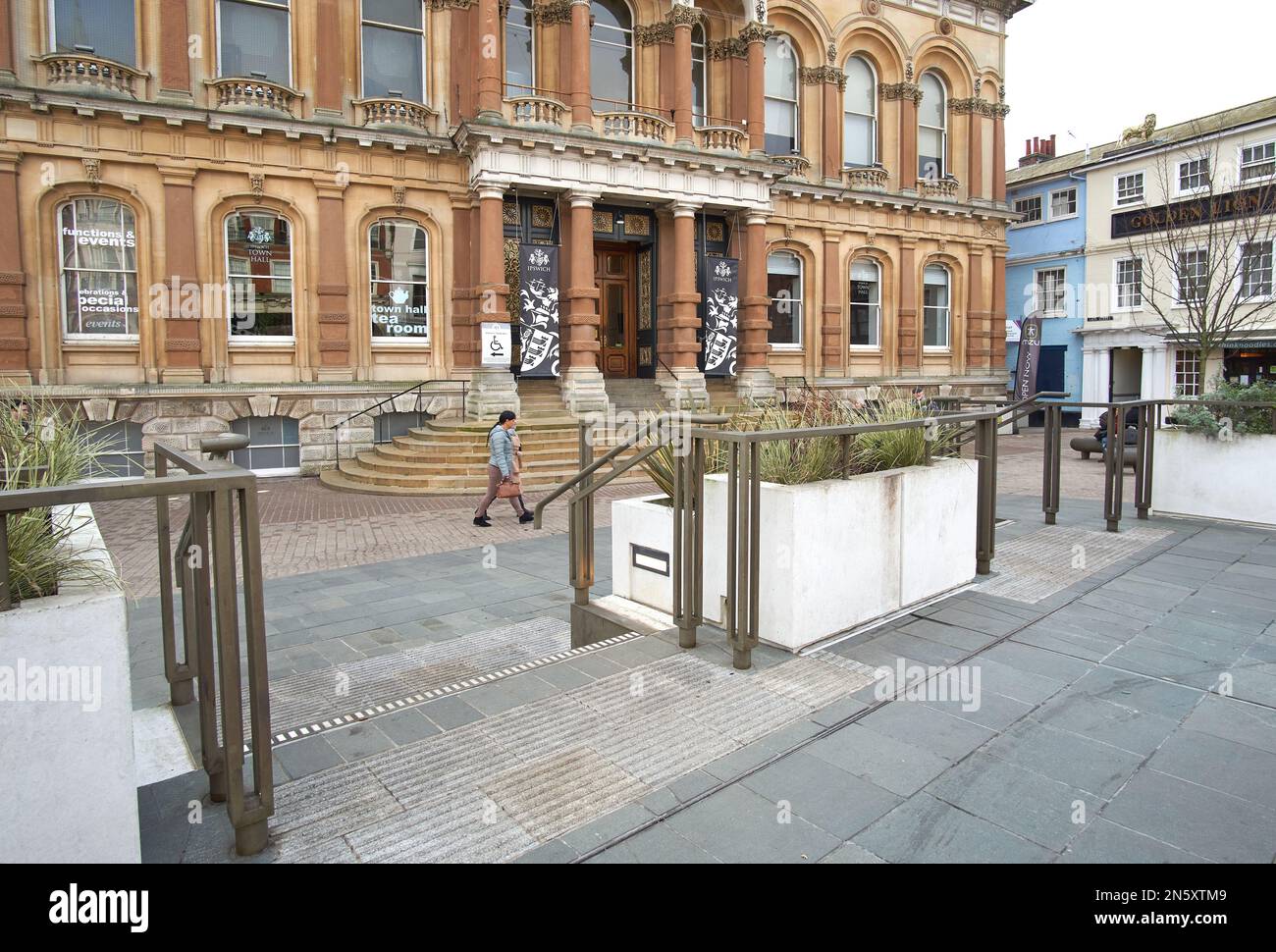 Stadtplatz in Ipswich, Großbritannien Stockfoto