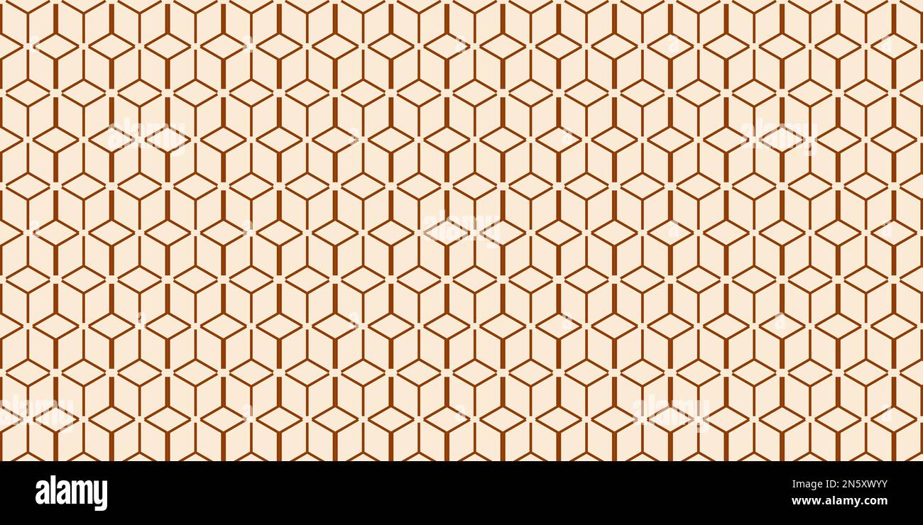 Isometrisches Muster wird wiederholt. Abstrakter Hintergrund. Design für Papier, Stoff oder andere Zwecke. Stock Vektor