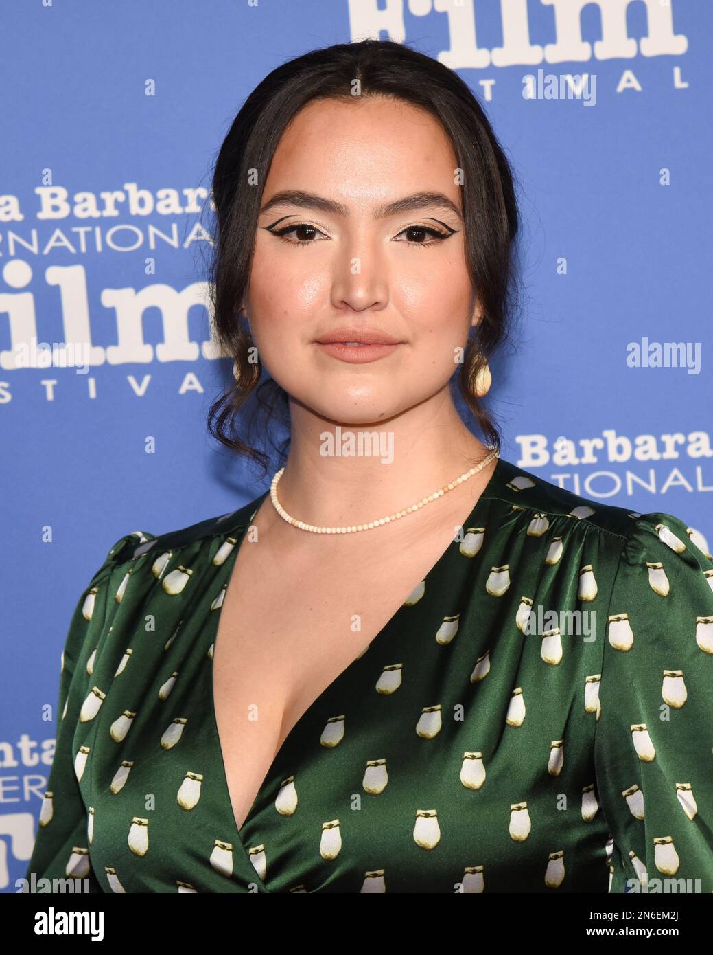9. Februar 2023, Santa Barbara, Kalifornien, USA: Grace Dove nimmt am Montecito Award 38. beim Santa Barbara International Film Festival Teil. (Kreditbild: © Billy Bennight/ZUMA Press Wire) NUR REDAKTIONELLE VERWENDUNG! Nicht für den kommerziellen GEBRAUCH! Stockfoto