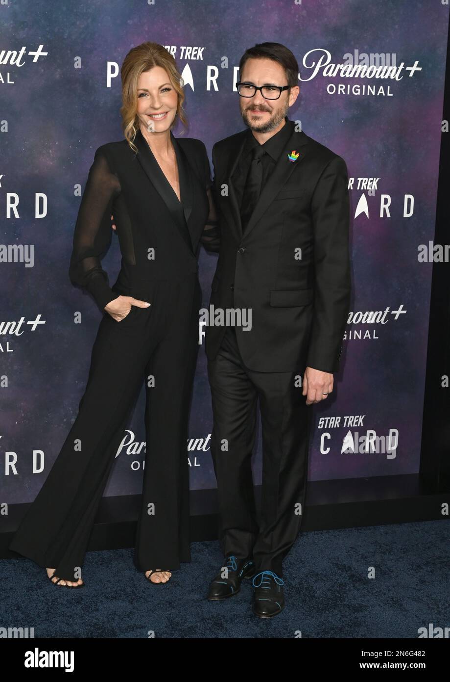 Los Angeles, USA. 09. Februar 2023. Wil Wheaton & Anne Wheaton bei der Premiere von „Star Trek Picard“ im TCL Chinese Theatre, Hollywood. Bildnachweis: Paul Smith/Alamy Live News Stockfoto