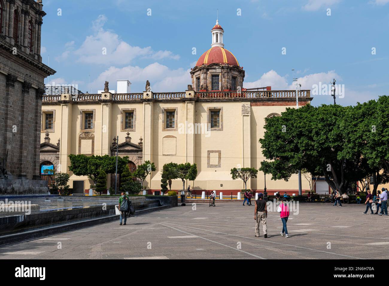 Kolonialgebäude, UNESCO-Weltkulturerbe Guadalajara, Jalisco, Mexiko Stockfoto