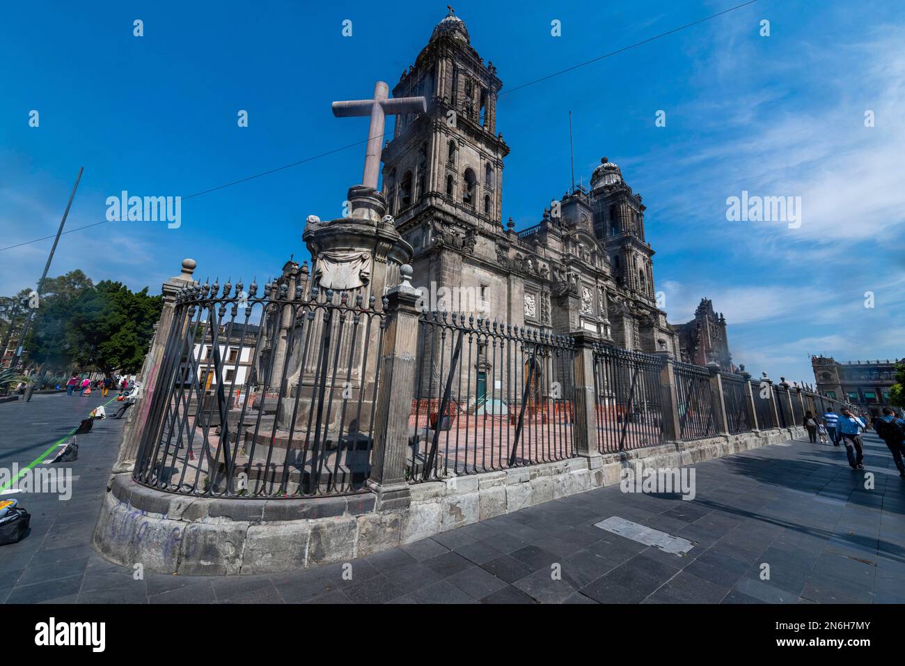 Mexico City Metropolitan Cathedral, Mexico City, Mexiko Stockfoto