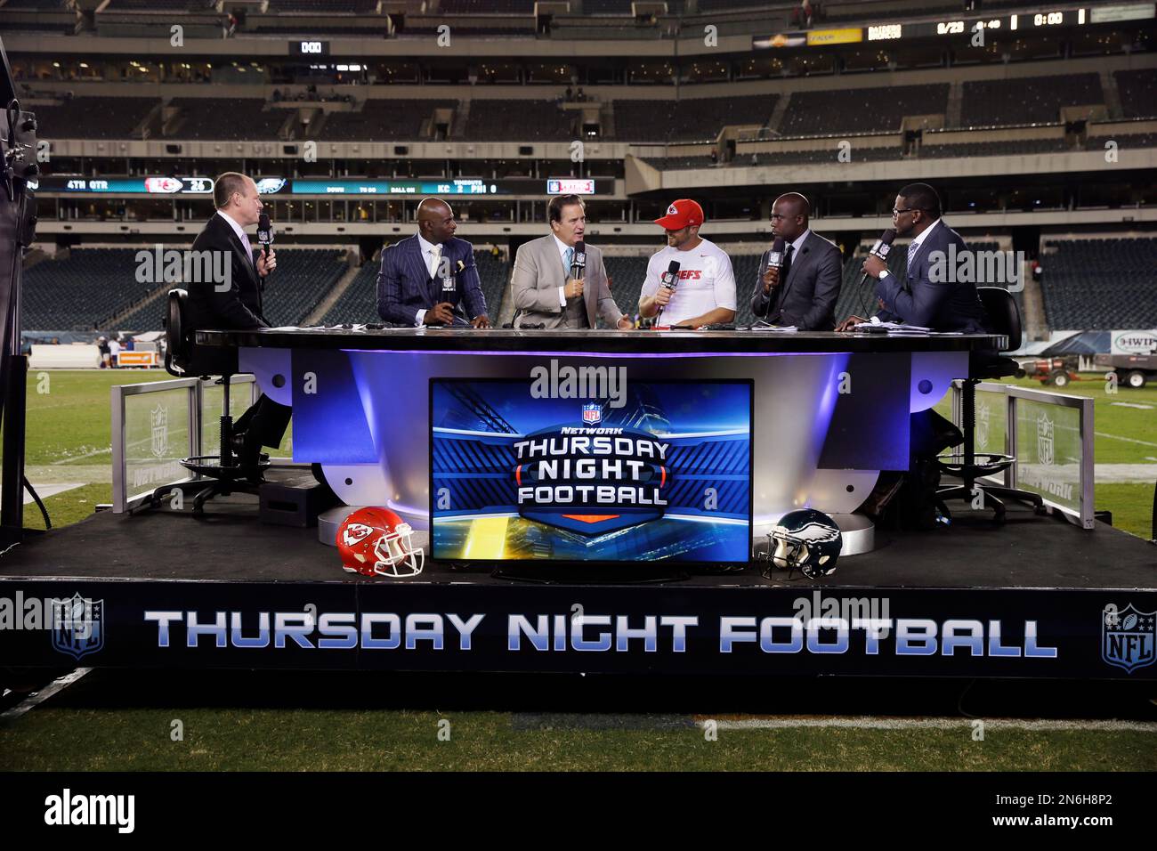 NFl Network's Rich Eisen, Deion Sanders, Steve Mariucci, Kansas City