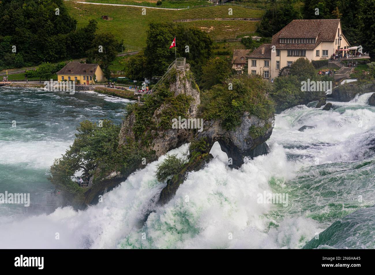 Rheinfall, Schaffhausen, Schweiz Stockfoto