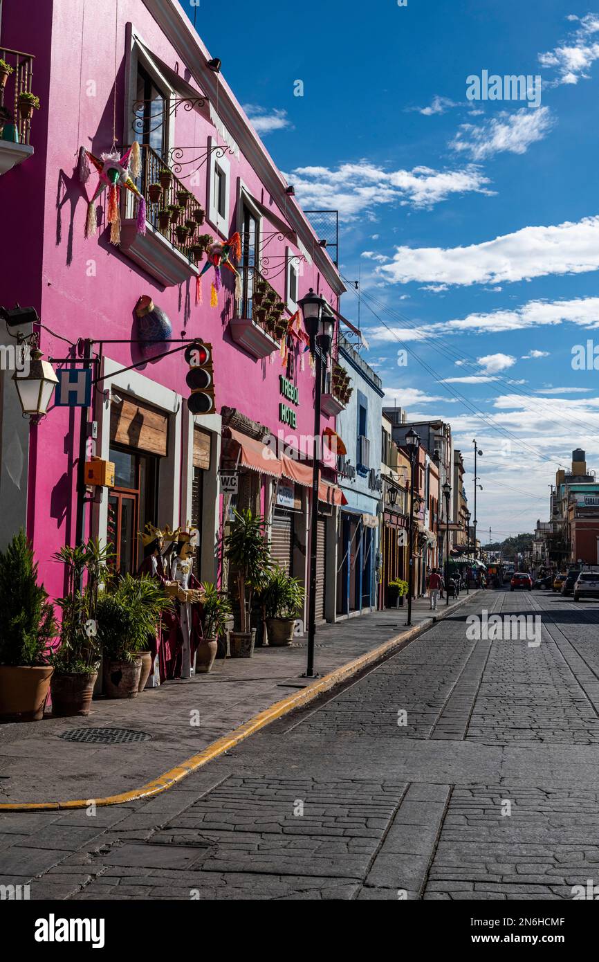 Kolonialhaus, Oaxaca, Mexiko Stockfoto