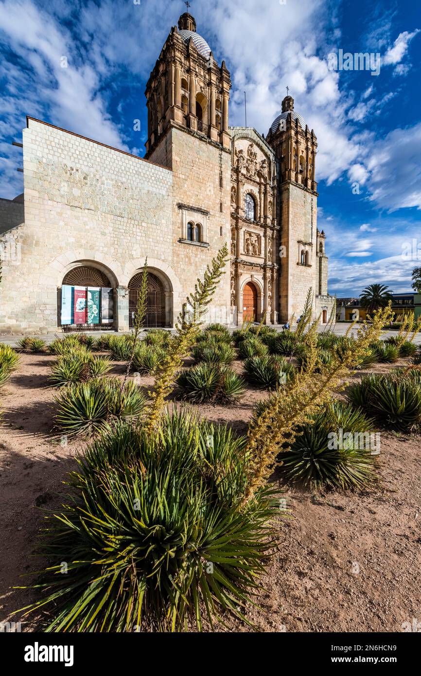 Kirche von Santo Domingo de Guzman, Oaxaca, Mexiko Stockfoto
