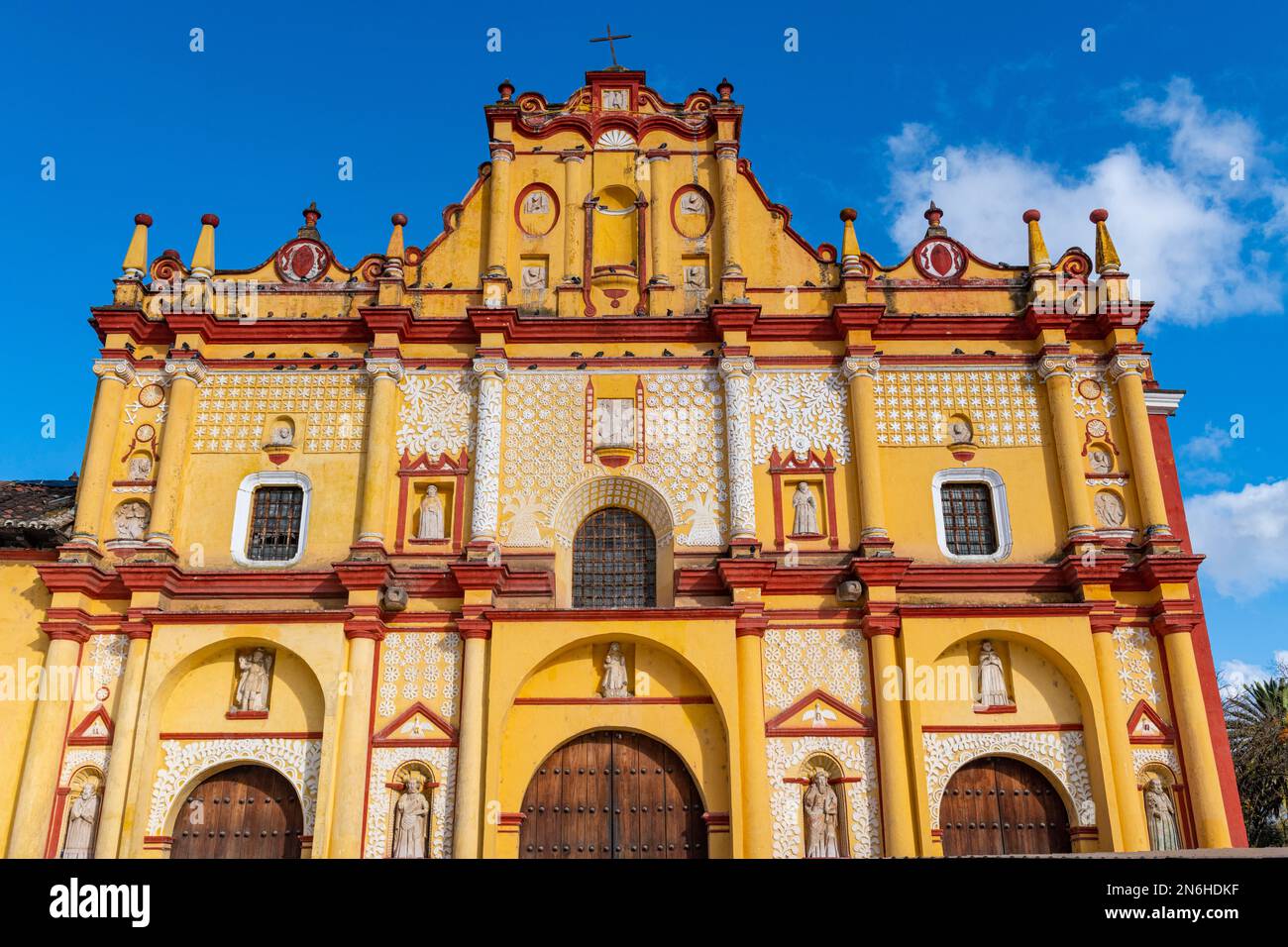 Kathedrale von San Christobal de la Casa, Chiapas, Mexiko Stockfoto