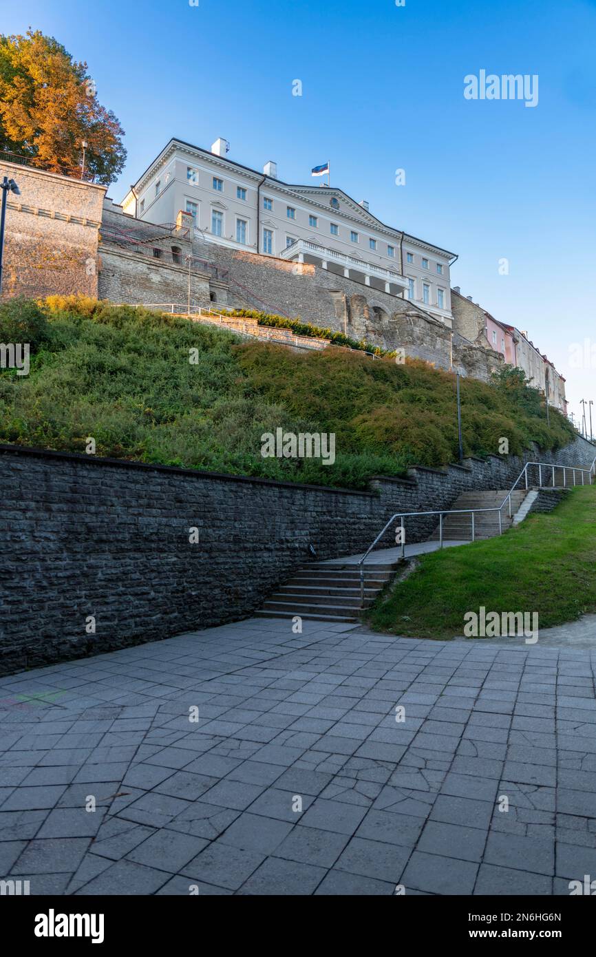 Stenbock House, Sitz der Regierung (Eesti Vabariigi Valitsus Stenbocki maja), Tallinn, Estland Stockfoto